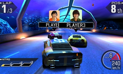 バンダイナムコゲームス 3ds用 リッジレーサー 3d の最新情報を公開 本作では 奥行き感のある画面での熱い駆け引きや豪速なドリフトが楽しめる