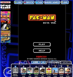 ���������꡼ No.002�Υ���ͥ������ / Facebook��PAC-MAN�ס������ƥ��֥ץ쥤�䡼����100��������