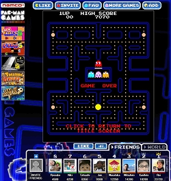 ���������꡼ No.003�Υ���ͥ������ / Facebook��PAC-MAN�ס������ƥ��֥ץ쥤�䡼����100��������