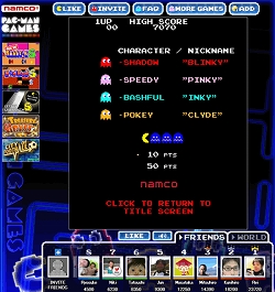 ���������꡼ No.004�Υ���ͥ������ / Facebook��PAC-MAN�ס������ƥ��֥ץ쥤�䡼����100��������