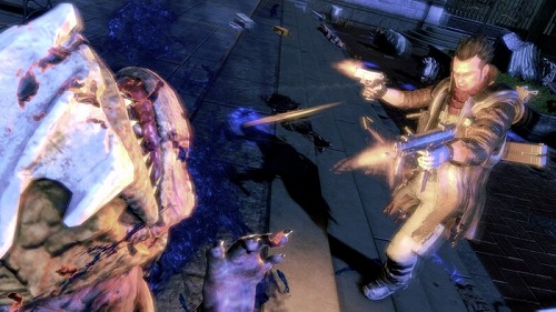 画像ギャラリー No.001のサムネイル画像 / 避けない,死なない,ルールがない。KONAMI,新作“不死身”TPS 「NeverDead」を2011年冬に発売