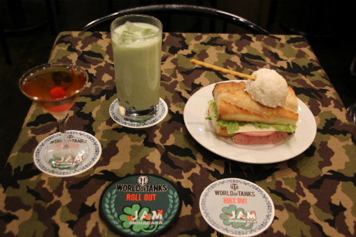 画像集#003のサムネイル/「World of Tanks」と秋葉原のメイドカフェによるタイアップイベント「WoT 総占拠」がスタート。トップを飾る「JAM AKIHABARA」のコラボメニューを紹介