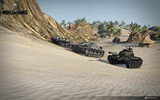 画像集#009のサムネイル/「World of Tanks」,アップデート9.2で4輌の戦車のグラフィックスがより美しく。新マップ「炎の最前線」も登場