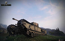 画像集#012のサムネイル/「World of Tanks」,アップデート9.2で4輌の戦車のグラフィックスがより美しく。新マップ「炎の最前線」も登場