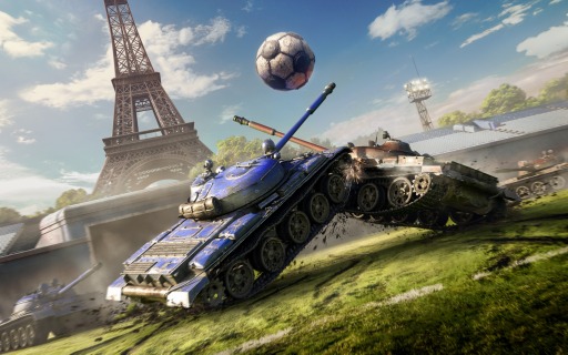 画像ギャラリー No.002のサムネイル画像 / 「World of Tanks」3対3のサッカーゲーム「Tank Football2016モード」が6月10日に開催