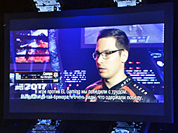 ���������꡼ No.011�Υ���ͥ������ / ��World of Tanks�פ���������The Grand Finals 2017�פη辡�郎�⥹����ǳ��š��ɥ�ޥ��å���Ÿ�������Ѥ�ꤷ�Ƥ���������θ���������줿���٥�Ȥ����ͤ��ݡ���