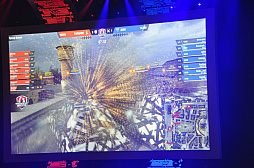 ���������꡼ No.014�Υ���ͥ������ / ��World of Tanks�פ���������The Grand Finals 2017�פη辡�郎�⥹����ǳ��š��ɥ�ޥ��å���Ÿ�������Ѥ�ꤷ�Ƥ���������θ���������줿���٥�Ȥ����ͤ��ݡ���