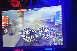 ���������꡼ No.015�Υ���ͥ������ / ��World of Tanks�פ���������The Grand Finals 2017�פη辡�郎�⥹����ǳ��š��ɥ�ޥ��å���Ÿ�������Ѥ�ꤷ�Ƥ���������θ���������줿���٥�Ȥ����ͤ��ݡ���