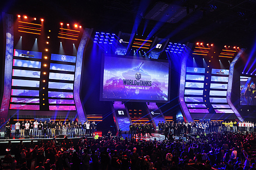 ���������꡼ No.019�Υ���ͥ������ / ��World of Tanks�פ���������The Grand Finals 2017�פη辡�郎�⥹����ǳ��š��ɥ�ޥ��å���Ÿ�������Ѥ�ꤷ�Ƥ���������θ���������줿���٥�Ȥ����ͤ��ݡ���