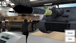画像ギャラリー No.002のサムネイル画像 / Wargaming，ドイツ軍戦車「Sturmtiger」のAR展示をイギリスのボービントン戦車博物館で実施