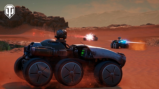 画像集 No.007のサムネイル画像 / 低重力の火星で探査機に乗ってバトルを繰り広げる。PC版「World of Tanks」，期間限定モード“マーズ・パニック”を5月11日18：00より実施