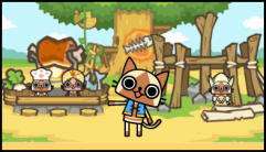 画像ギャラリー No.001のサムネイル画像 / ケータイソーシャルゲーム「モンハン日記モバイルアイルー村」,“モバゲータウン”にて本日サービス開始