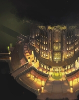 画像ギャラリー No.006のサムネイル画像 / 空と光,雪と街の灯。シリーズ15周年記念タイトル「Next Tales of(仮称)」,異世界の風景を描いたイメージイラスト4点を新たに公開