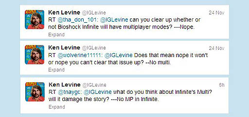 ꡼ No.002Υͥ / BioShock Infiniteפ˥ޥץ쥤⡼ɤϼ줺ץǥ塼Ken Levine᤬Twitterȯ