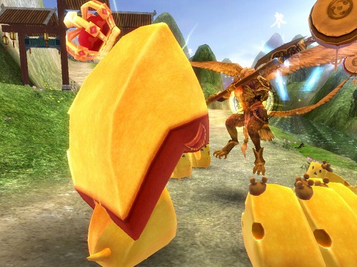 画像ギャラリー No.005のサムネイル画像 / 「SANGOKU CHAOS 〜三国カオス〜」,強敵チェダー&パルメザンを倒せ