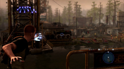 画像ギャラリー No.010のサムネイル画像 / 既存のオープンワールドを踏襲しつつも,電磁波による攻撃やカルマシステムといった独自要素が光る「inFAMOUS 2」のプレイレポートを掲載