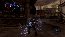 画像ギャラリー No.012のサムネイル画像 / 既存のオープンワールドを踏襲しつつも,電磁波による攻撃やカルマシステムといった独自要素が光る「inFAMOUS 2」のプレイレポートを掲載