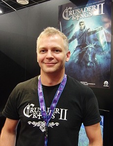 ���������꡼ No.001�Υ���ͥ������ / ��Gamescom��2012ǯ��Paradox�Ǻ�������ܺ��Crusader Kings II�פϡ��ʻҤ���������Ũ�Ȥοʹִط���Ż뤷���ۿ��Υ��ȥ�ƥ���