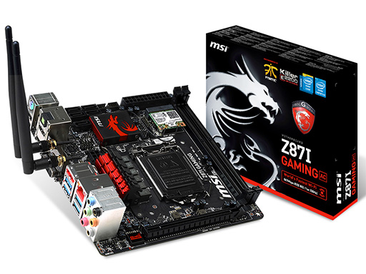 画像ギャラリー No.001のサムネイル画像 / Z87搭載のMini-ITXサイズでMSI製ゲーマー向けマザーボードがアスクから