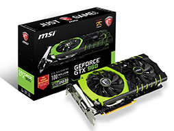画像ギャラリー No.001のサムネイル画像 / MSI，NVIDIA製GPU搭載カード1億枚販売記念のGTX 960カードを発売