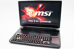 画像ギャラリー No.017のサムネイル画像 / メカニカルキーボード採用のMSI製ノートPC「GT80 Titan」ファーストインプレッション。この操作感はノートPCの枠を超えている