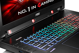 画像ギャラリー No.003のサムネイル画像 / MSI,視線追跡技術内蔵のゲーマー向けノートPCを3月16日発売。視線入力対応ゲーム「The Division」の無料クーポン付き