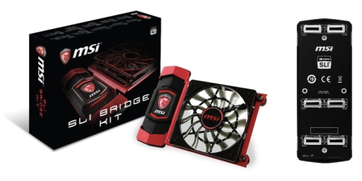 MSI製のSLIブリッジコネクタ,3-wayおよび4-way対応モデルが国内発売