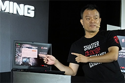 画像ギャラリー No.017のサムネイル画像 / MSI,台北市内で「ノートPC向けGeForce GTX 10」搭載の新型ノートPC発表会を開催。GPUやCPU以外にも見どころは多い