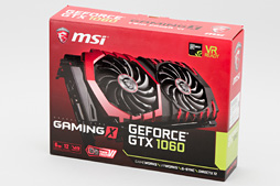 MSI「GeForce GTX 1060 GAMING X 6G」を試す。「Twin Frozr VI MSI「GeForce GTX 1060 GAMING X 6G」を試す。「Twin Frozr VI