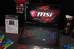 画像ギャラリー No.007のサムネイル画像 / MSI,ゲーマー向けノートPCやバックパックPCなど30製品を国内で一斉発表