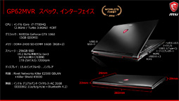 画像ギャラリー No.033のサムネイル画像 / MSI,ゲーマー向けノートPCやバックパックPCなど30製品を国内で一斉発表