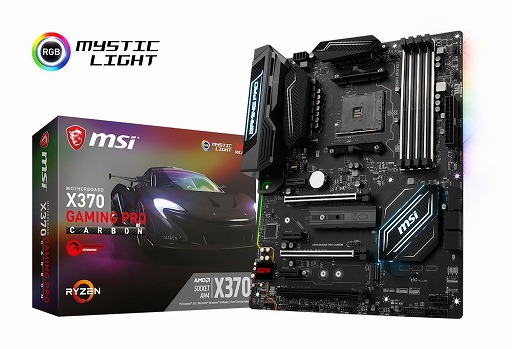 ���������꡼ No.006�Υ���ͥ������ / Ryzen�б���MSI�������ޡ������ޥ�����X370 GAMING PRO CARBON�פ�ȯ��