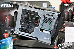 画像ギャラリー No.017のサムネイル画像 / MSIが国内ゲーマー向けデスクトップPC市場へ参入。第1弾としてGTX 1060 6GB搭載の小型PC「Trident 3」を4月に発売