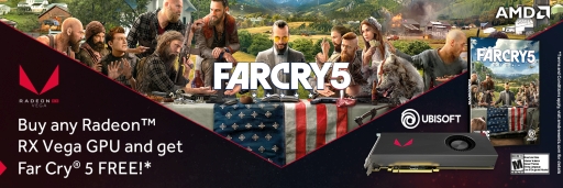 ���������꡼ No.001�Υ���ͥ������ / MSI��Radeon RX Vega��ܥ����ɹ����ǡ�Far Cry 5�������Ǥ�̵�������ݥ󤬤�館�륭���ڡ���