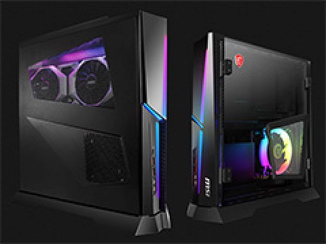 写真で見る新型ゲームPC「Trident X」。GeForce RTX 20＆第9世代Core