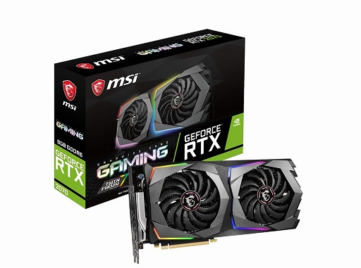 画像ギャラリー No.001のサムネイル画像 / 独自の大直径2連ファンを採用するRTX 2070搭載カードがMSIから