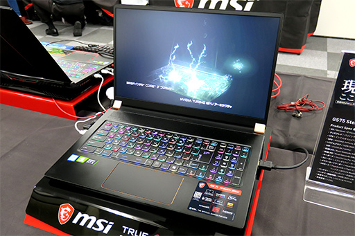 ���������꡼ No.003�Υ���ͥ������ / 17.3���վ���RTX 2080 Max-Q��ܤǽŤ�2.25kg��¸���MSI�������ޡ������Ρ���PC�����ʡ�GS75 Stealth�פ���Ϫ