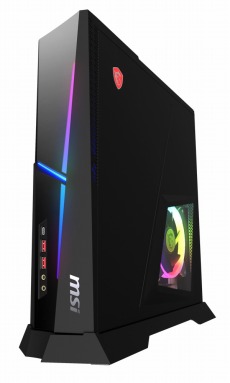MSIのゲーマー向け薄型デスクトップPC「Trident X Plus」「Trident 3