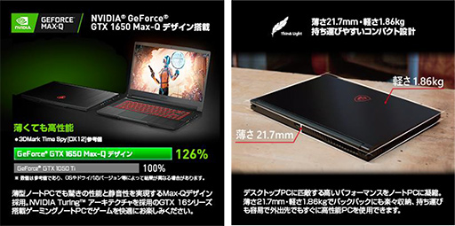 画像ギャラリー No.006のサムネイル画像 / MSI,プロチーム「SunSisters」推奨モデルなど,オンラインショップ限定のゲーマー向けノートPC2製品を発売