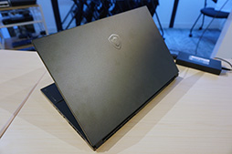 画像ギャラリー No.001のサムネイル画像 / MSI,300Hz駆動パネル搭載ゲーマー向けノートPC「GS66 Stealth」など新製品を披露