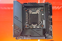 画像ギャラリー No.010のサムネイル画像 / MSI,Comet Lake-S対応のZ490搭載マザーボードを披露。電源回路の強化や2.5Gbps以上の有線LAN搭載が見どころだ