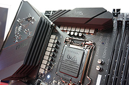 画像ギャラリー No.011のサムネイル画像 / MSI,Comet Lake-S対応のZ490搭載マザーボードを披露。電源回路の強化や2.5Gbps以上の有線LAN搭載が見どころだ