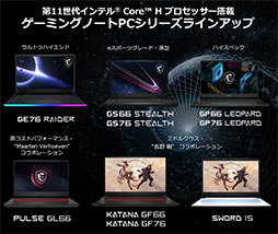 ���������꡼ No.001�Υ���ͥ������ / MSI��8����Tiger Lake-H��ܤΥ�����Ρ���PC��10���ʤ����ȯ��