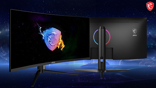 画像ギャラリー No.001のサムネイル画像 / MSI,34型3440×1440ドットで144Hz表示対応のゲーマー向け湾曲型液晶ディスプレイを国内発売