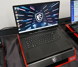 画像ギャラリー No.001のサムネイル画像 / MSI,第12世代Core搭載の15インチ薄型ゲームノートPCなどを披露。国内発売に期待