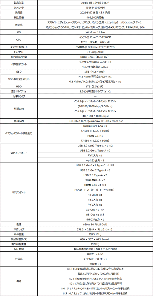 画像ギャラリー No.003のサムネイル画像 / MSI,ゲーマー向けデスクトップPC「Aegis Ti5」を発売。前面ダイヤルで動作モードを切り替えられる