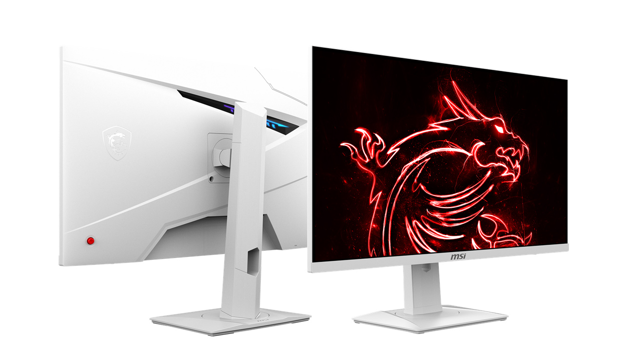 ホワイトボディの27型ゲーマー向け液晶ディスプレイ「G274QRFW」がMSIから