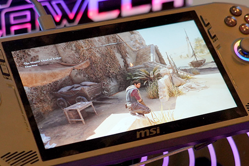 画像ギャラリー No.006のサムネイル画像 / 世界初のCore Ultra搭載携帯型ゲームPC「MSI Claw A1M」をチェック。性能だけでなくゲームパッドや放熱にも見どころあり!