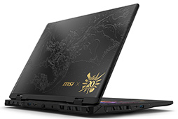 画像ギャラリー No.003のサムネイル画像 / 天板でリオレウスが吠える! 「モンハン」20周年コラボモデルのゲーマー向けノートPCがMSIから