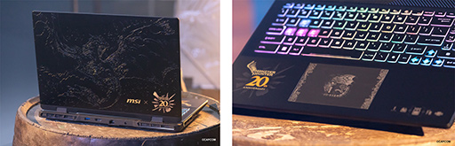 画像ギャラリー No.004のサムネイル画像 / 天板でリオレウスが吠える! 「モンハン」20周年コラボモデルのゲーマー向けノートPCがMSIから